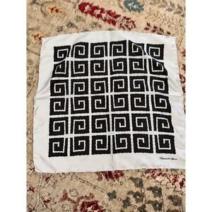 Vintage 60s Rare Pure Silk Made in Italy Square Scarf